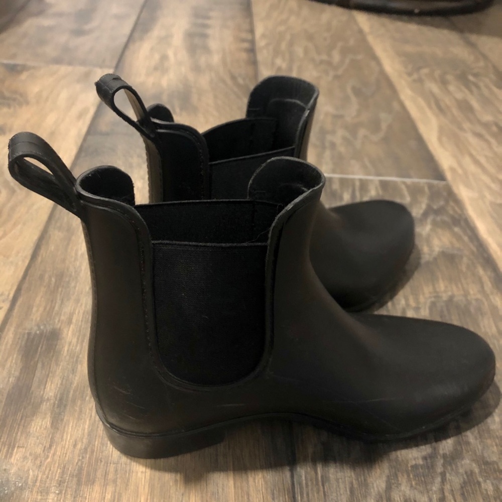 Vintage Black Leather Boots Size 7